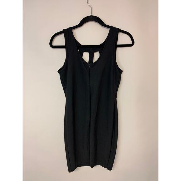 Charotte Russe Black Mini Bodycon Studded Edgy Disco Prom Party Sexy - Picture 1 of 7